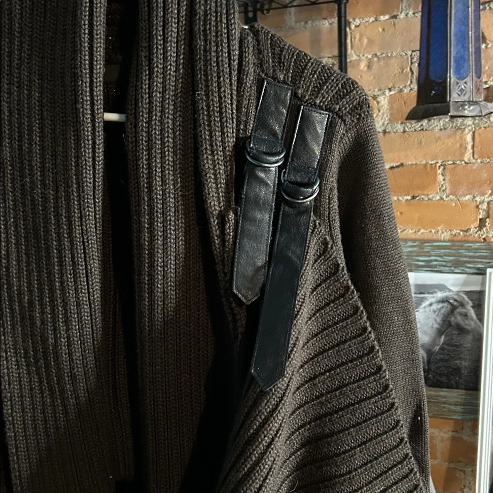 NicholasK Funky Brown Sweater size L - Picture 3 of 7